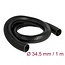 Delock Cable protection sleeve 1 m x 34.5 mm black