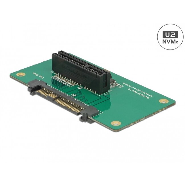 Delock Adapter U.2 SFF-8639 > PCIe x4 with fixing plate
