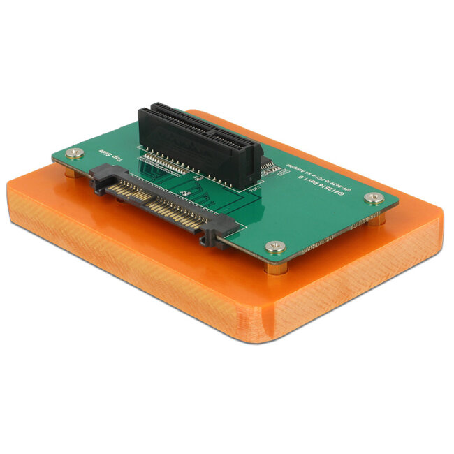 Delock Adapter U.2 SFF-8639 > PCIe x4 with fixing plate
