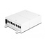 Delock Fiber Optic Distribution Box FTTH indoor for wall mounting 8 port white