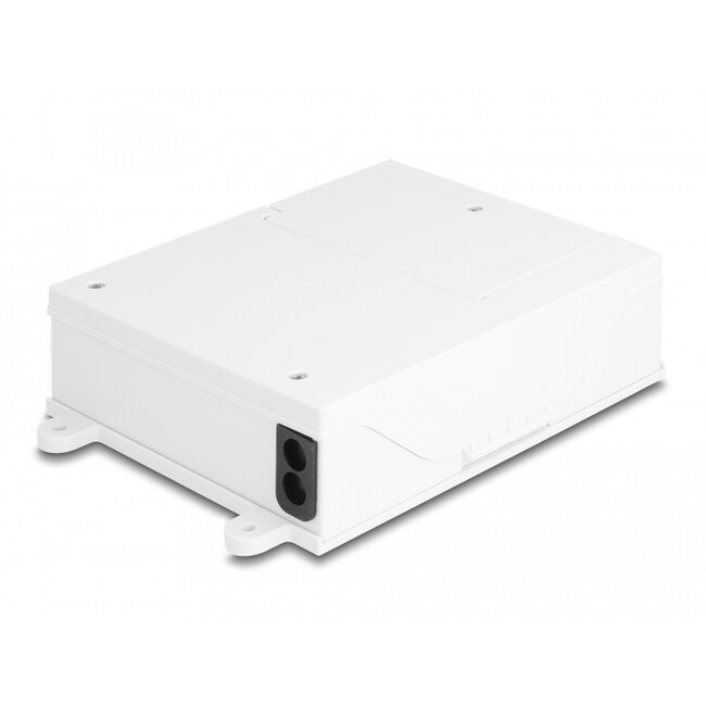 Delock Fiber Optic Distribution Box FTTH indoor for wall mounting 8 port white