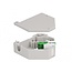 Delock DIN rail Adapter with Keystone LC Duplex female to LC Duplex female green