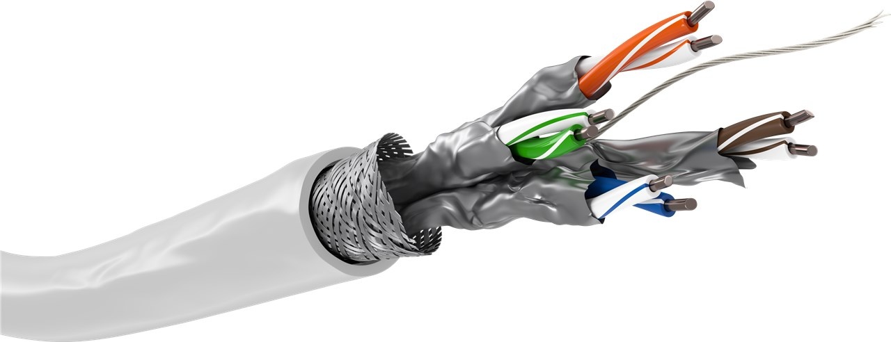 Goobay CAT 6 S/FTP 100m. Snoerlengte: 100 m, Kabel standaard: Cat6, Kabelafscherming: S/FTP (S-STP)