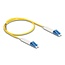 Delock Optical Fiber Cable LC Duplex to LC Duplex singlemode OS2 angled 1 m