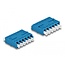 Delock Optical Fiber Coupler HD LC Hexaplex female to LC Hexaplex female blue