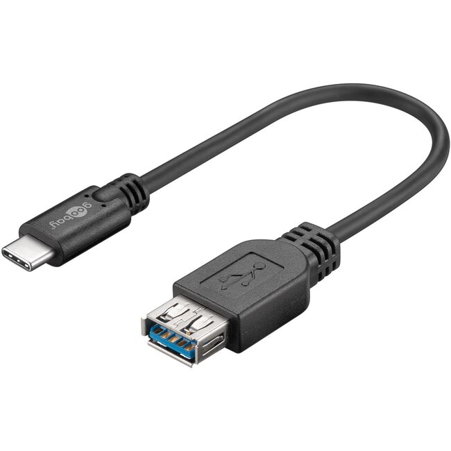 Goobay Sync & Charge Super Speed USB-C™ to USB A 3.0 extension cable 0.2 m