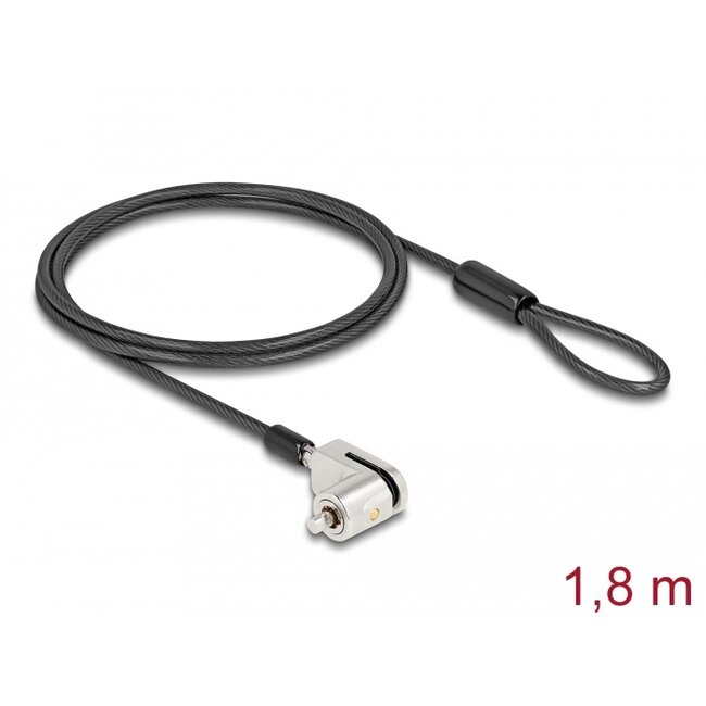 Navilock Laptop Security Cable for Microsoft Surface Series Pro & Go with Key Lock