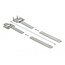 Delock Cable tie stainless steel reusable with folding clasp L 600 x W 10 mm 10 pieces