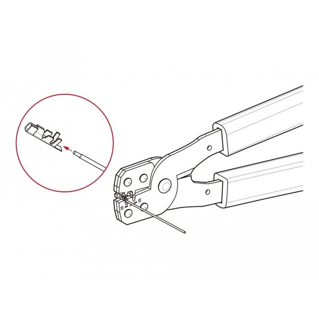 Delock Crimping tool for terminal crimp contacts AWG 20/24/28