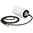 Delock LTE Antenna SMA plug 1.7 - 2.0 dBi ULA100 1 m omnidirectional fixed outdoor white