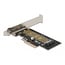 Delock PCI Express x4 Card to 1 x internal NVMe M.2 Key M 80 mm - Low Profile Form Factor