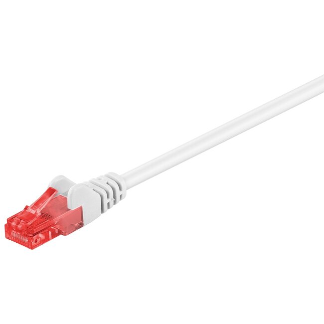 Goobay CAT 6 Patch Cable, U/UTP, white 10 m