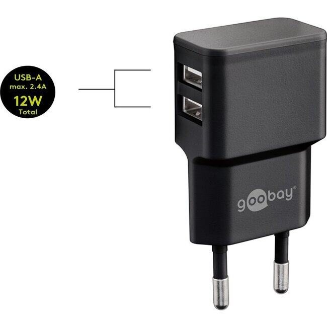 Goobay Dual Micro USB Charger Set (18 W)