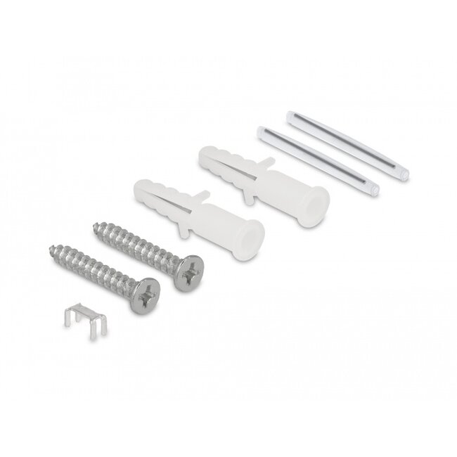 Delock Optical Fiber Connection Box for wall mounting for 2 x SC Simplex or LC Duplex white