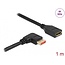 Delock DisplayPort extension cable male 90° right angled to female 8K 60 Hz 1 m