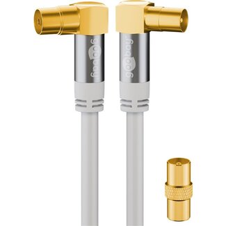 Goobay Goobay TV Antenna Cable (135 dB), 4x Shielded 10 m