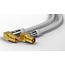 Goobay TV Antenna Cable (135 dB), 4x Shielded 10 m