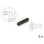 Delock Pin header 10 pin, pitch 2.54 mm, 2-row, straight, 5 pieces