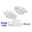 Delock Strain Relief Boot for RJ45 Crimp+Cut+Curve plug 20 pieces