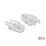 Delock Strain Relief Boot for RJ45 Crimp+Cut+Curve plug 20 pieces