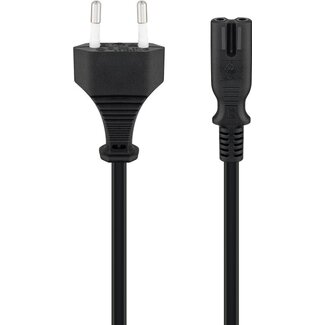 Goobay Goobay Connection Cable Euro Plug, 1.8 m, Black