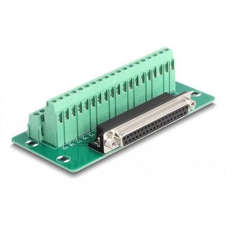 DeLOCK Delock D-Sub 37 pin female to Terminal Block for DIN rail