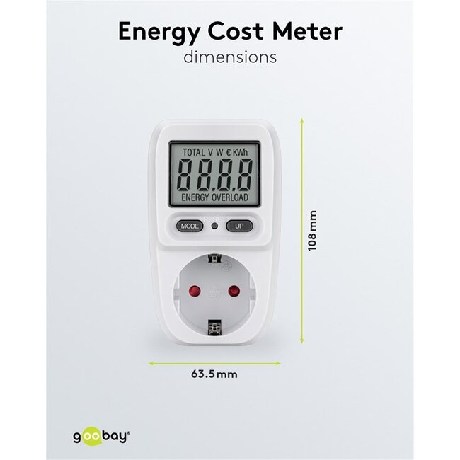 Goobay Digital Energy Cost Meter Basic