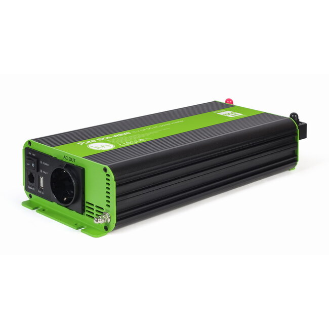 12 V DC-AC omvormer met zuivere sinusgolf, 1000 W