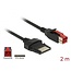 Delock PoweredUSB cable male 24 V > 8 pin male 2 m for POS printers and terminals