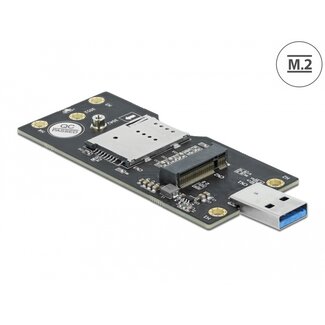 DeLOCK Delock USB 3.0 Converter Type-A male to M.2 Key B with SIM slot