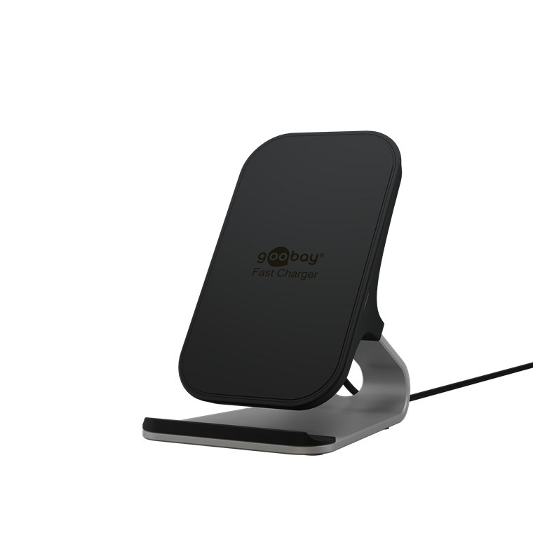Qi Draadloze Snelle Oplader - Bureaustandaard - USB-C - 10W - Zwart