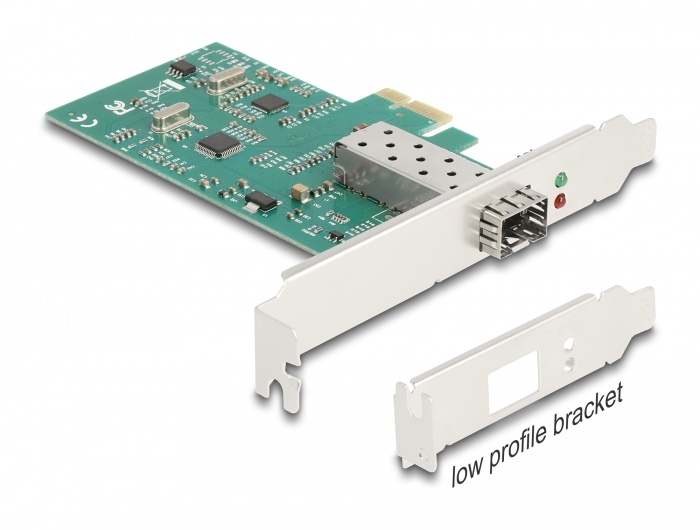 Delock PCI Express x1 Card to 1 x SFP slot 100Base-FX RTL |