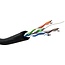 Goobay CAT 5e outdoor network cable, U/UTP, black 100 m
