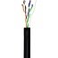 Goobay CAT 5e outdoor network cable, U/UTP, black 100 m