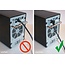 Goobay CAT 6 Patch Cable 1x 90° Angled, S/FTP (PiMF), black 3 m
