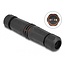 Delock Cable connector for outdoor 2 pin, IP68 waterproof, screwable, cable diameter 4.5 - 7.5 mm black