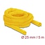 Delock Woven Sleeve self-closing heat-resistant 5 m x 25 mm yellow