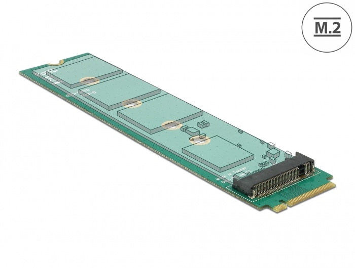 DeLOCK 65699. Hostinterface: M.2, Output interface: M.2. Breedte: 25 mm, Diepte: 110 mm, Hoogte: 4 mm. Type verpakking: Doos