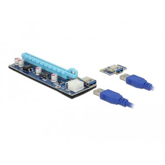 DeLOCK Delock Riser Card PCI Express x1 > x16 with 60 cm USB cable