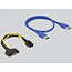 Delock Riser Card PCI Express x1 > x16 with 60 cm USB cable