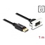 Delock Easy 45 DisplayPort 8K 30 Hz Module with pigtail, 22.5 x 45 mm
