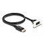 Delock Easy 45 DisplayPort 8K 30 Hz Module with pigtail, 22.5 x 45 mm