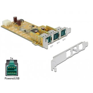DeLOCK Delock PoweredUSB PCI Express Card > 3 x 12 V