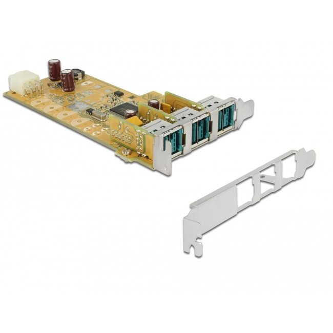 Delock PoweredUSB PCI Express Card > 3 x 12 V