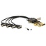 Delock PCI Express Card to 4 x Serial with voltage supply