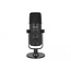 Delock Multifunctional Dual Capsule USB Microphone with 3.5 mm Stereo Headphone Jack and Volume Control + Quick-Mute Funktion