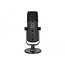 Delock Multifunctional Dual Capsule USB Microphone with 3.5 mm Stereo Headphone Jack and Volume Control + Quick-Mute Funktion