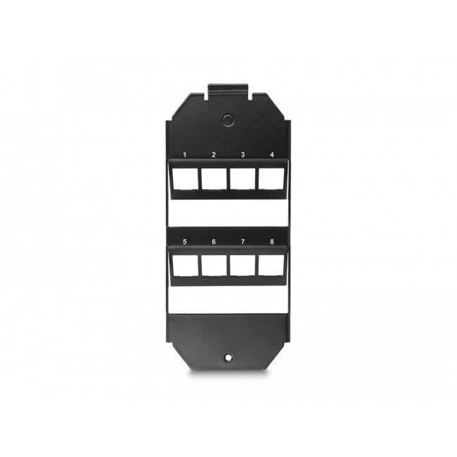 Delock Keystone Mounting 8 Port for floor tank