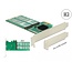 Delock PCI Express Card > 4 x internal M.2 Key B - Low Profile Form Factor