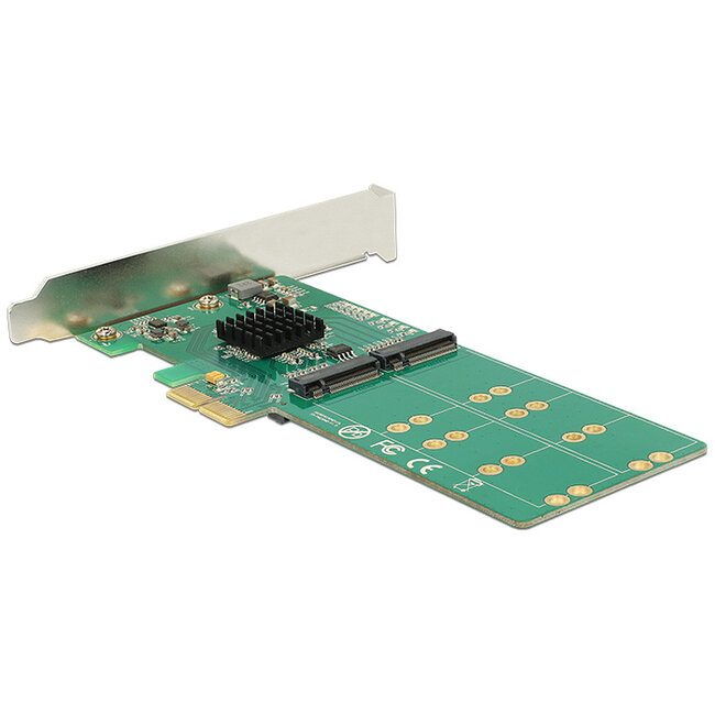 Delock PCI Express Card > 4 x internal M.2 Key B - Low Profile Form Factor